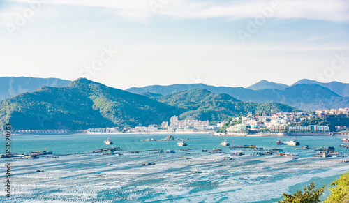 The azure coastline of Nanao, Dapeng New District, Shenzhen, China photo