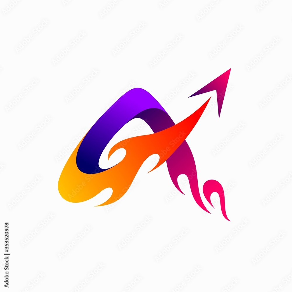 letter a logo design, aviation vector logo letter a logo design, aviation vector logo