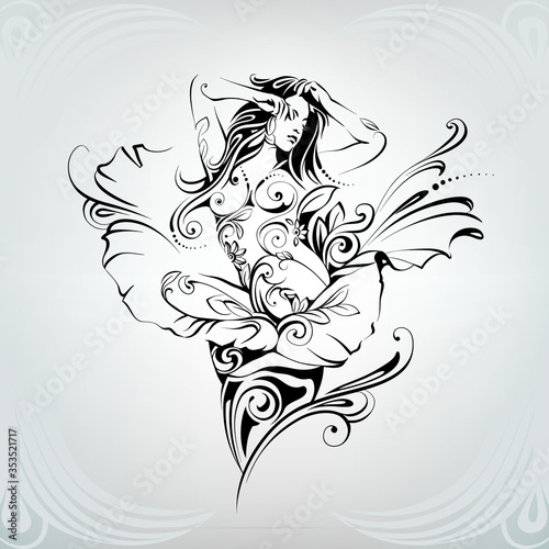 Awakening in a flower