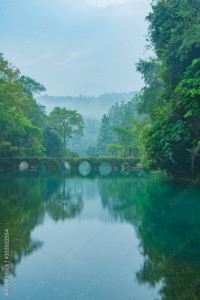 Xiaoqikong Scenic Area, Libo County, Guizhou, China Xiaoqikong Scenic Area, Libo County, Guizhou, China