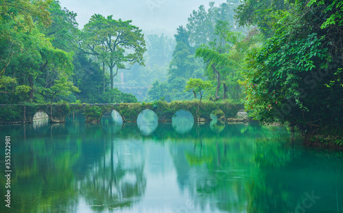 Xiaoqikong Scenic Area, Libo County, Guizhou, China photo