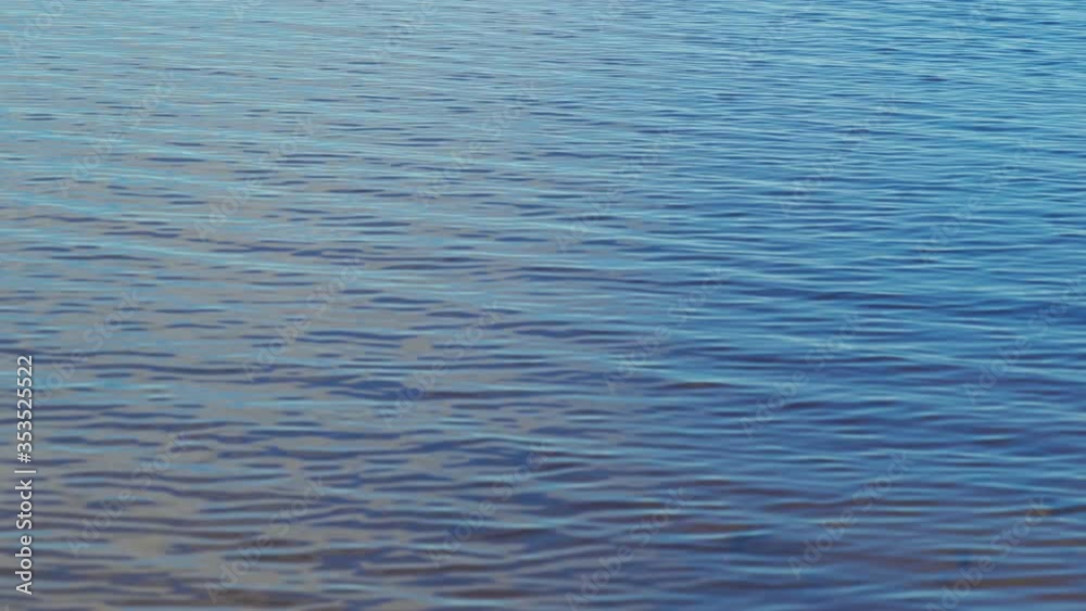 Closer look of the blue water of the sea