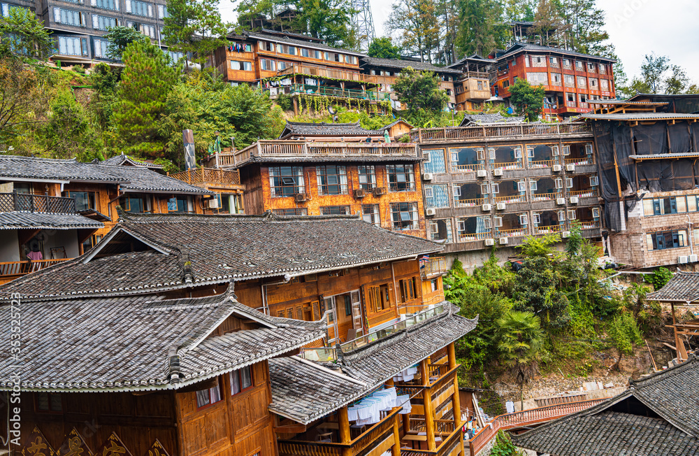 Xijiang Miao Village, Leishan County, Kaili, China Xijiang Miao Village, Leishan County, Kaili, China