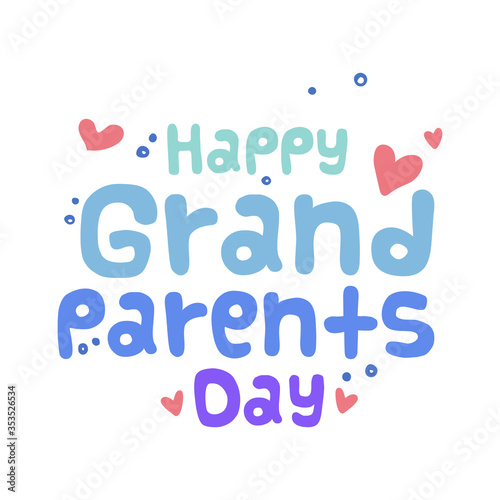 Happy grandparents day card