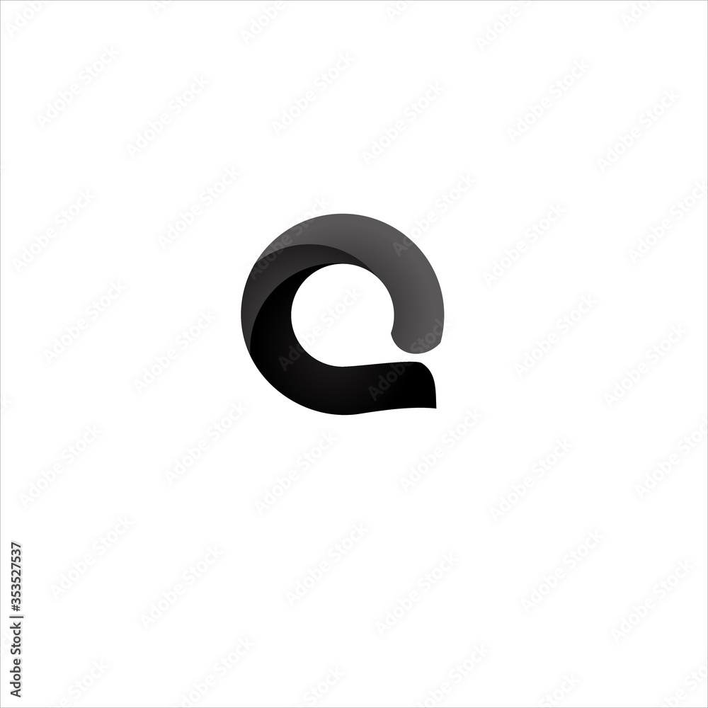 Vector letter Q 3D concept logo design template illustration eps 10 Vector letter Q 3D concept logo design template illustration eps 10