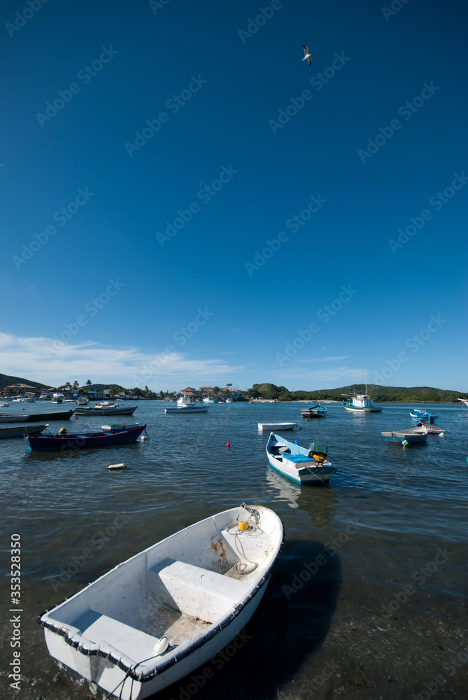 Barco e azul 
foto: Paulo Valle