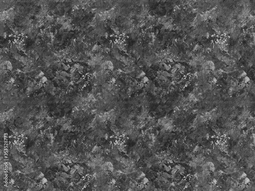 black rough loft style cement wall abstract background