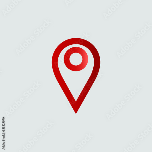 Free Download map pointer with pin icon - GFXLoad