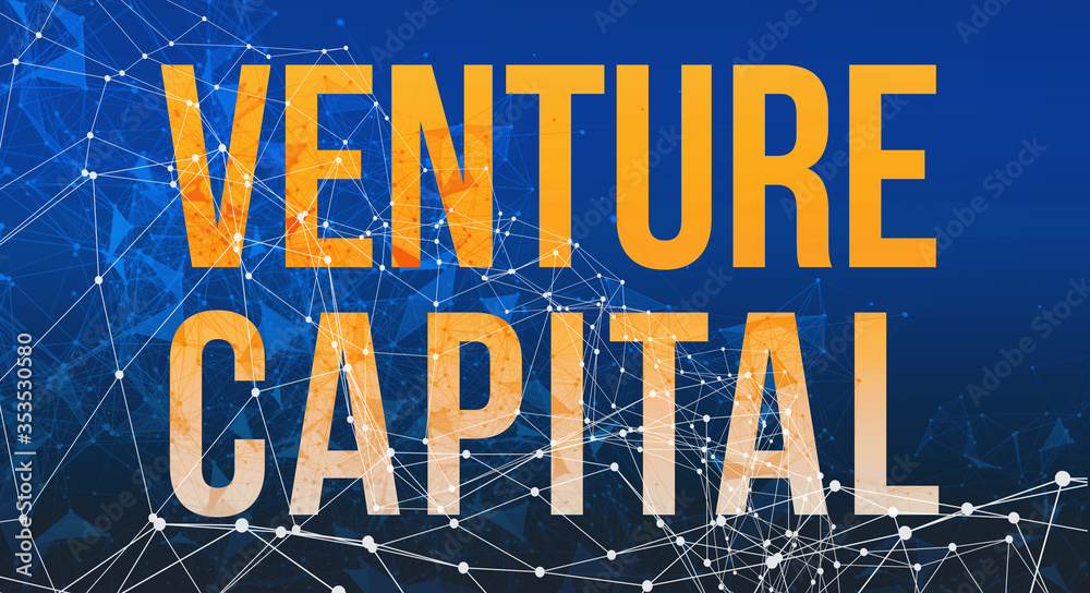 Venture Capital theme with abstract network lines and patterns