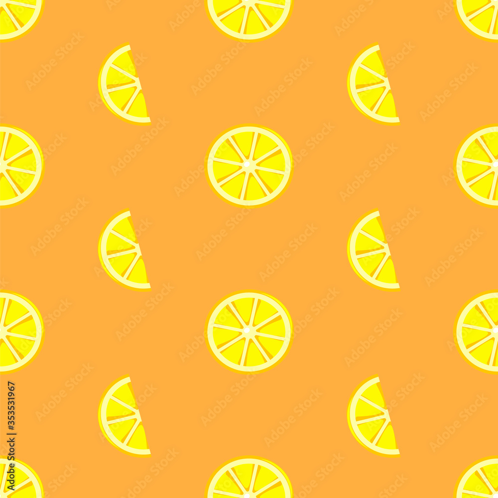 lemon seamless pattern vector lemon seamless pattern vector