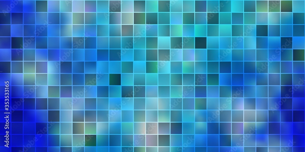 Light BLUE vector pattern in square style.