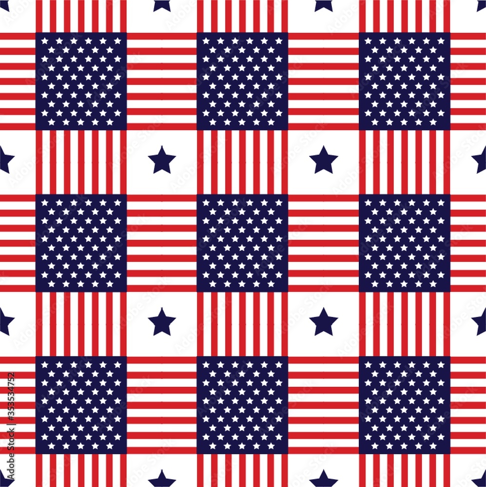 USA seamless background USA seamless background