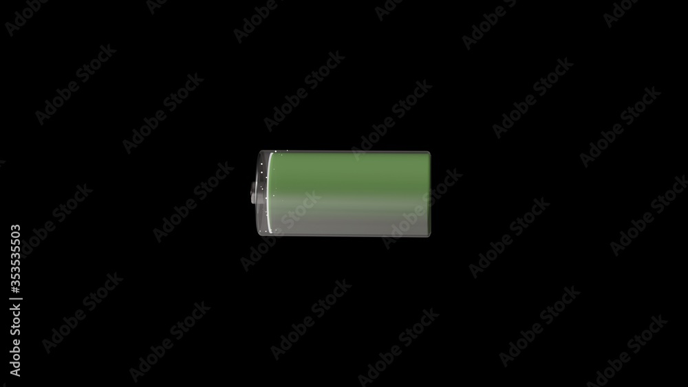 Charging battery projection. Electronic concept Charging battery projection. Electronic concept