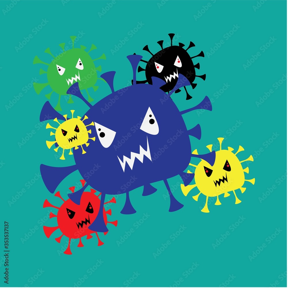 corona Virus vector illustration icon template design
corona Virus vector illustration icon template design