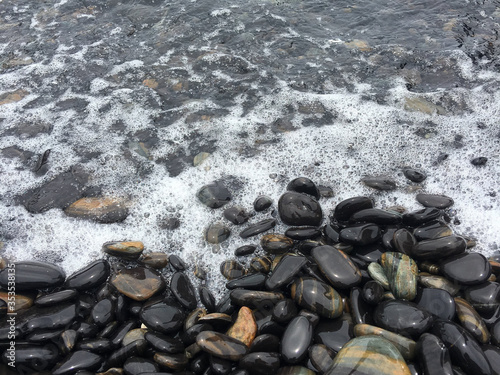 Rocks and sea