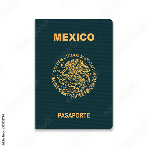 Passport of Mexico. Vector illustration