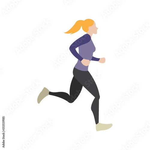 Woman jogging