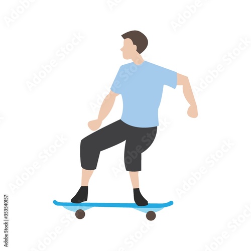Man on skateboard © captainvector