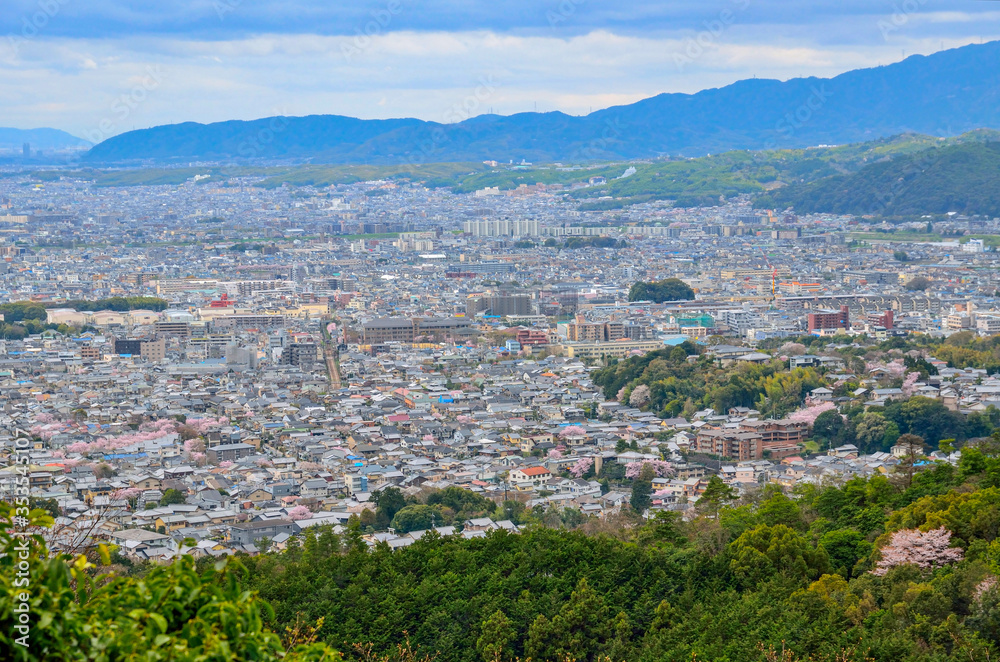 京都の成就山からの眺め