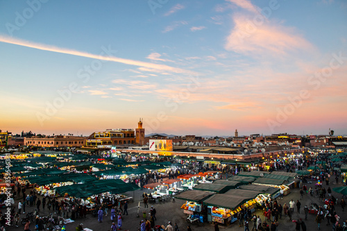Djemaa El Fna square, Marrakech, Morocco
