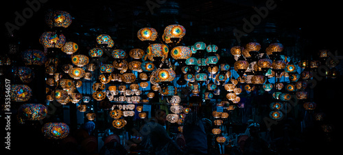 Egyptian glass lamp lantern, Turkey © Nishant