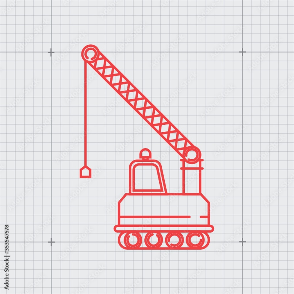 Excavator crane Excavator crane