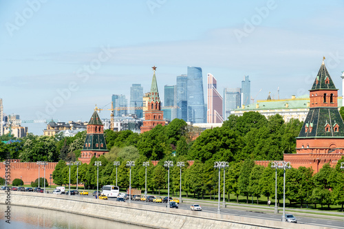 Canvas Print view of moscow