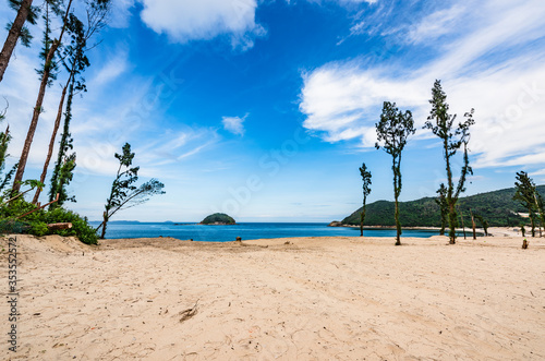 Summer scenery on the beach of Xiyong, Dapeng Peninsula, Shenzhen, China photo