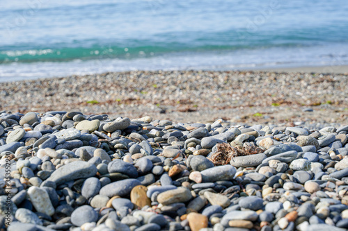 stones on the beach