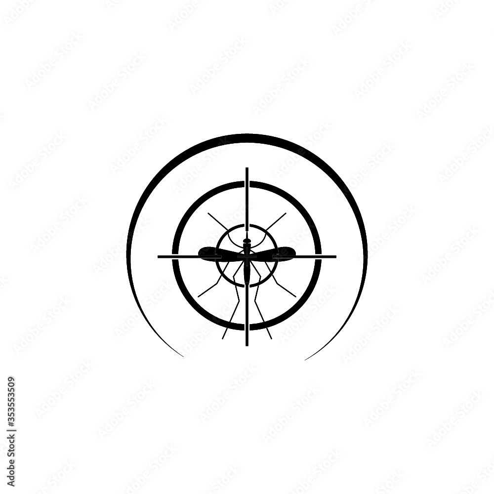 Mosquito icon isolated on white background Mosquito icon isolated on white background