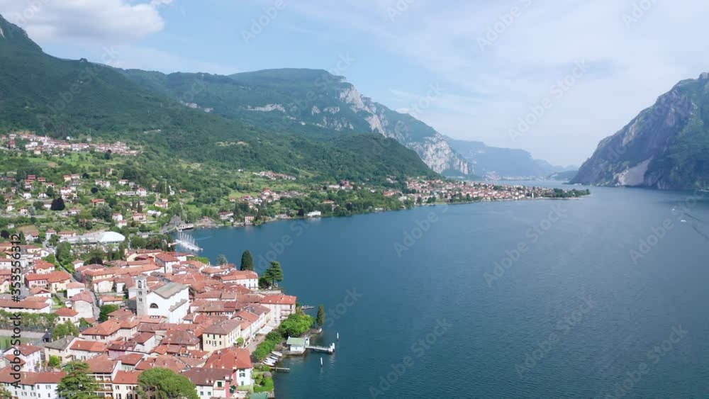 Lake of Como, village of Mandello del Lario