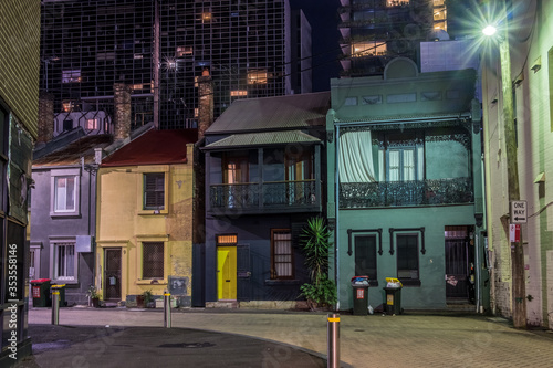 old and new dwellings