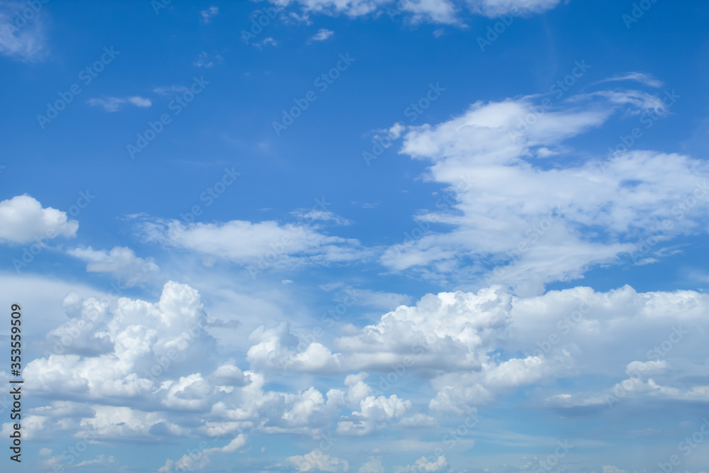 The sky and clouds forming a rainstorm during the day. The sky and clouds forming a rainstorm during the day.