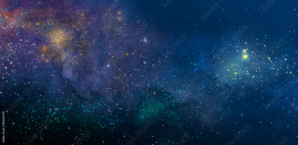 Fototapeta premium gwiaździste niebo