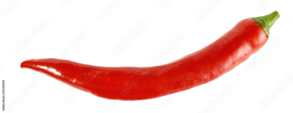 Red chili pepper isolated on white background. Clipping path. Red chili pepper isolated on white background. Clipping path.