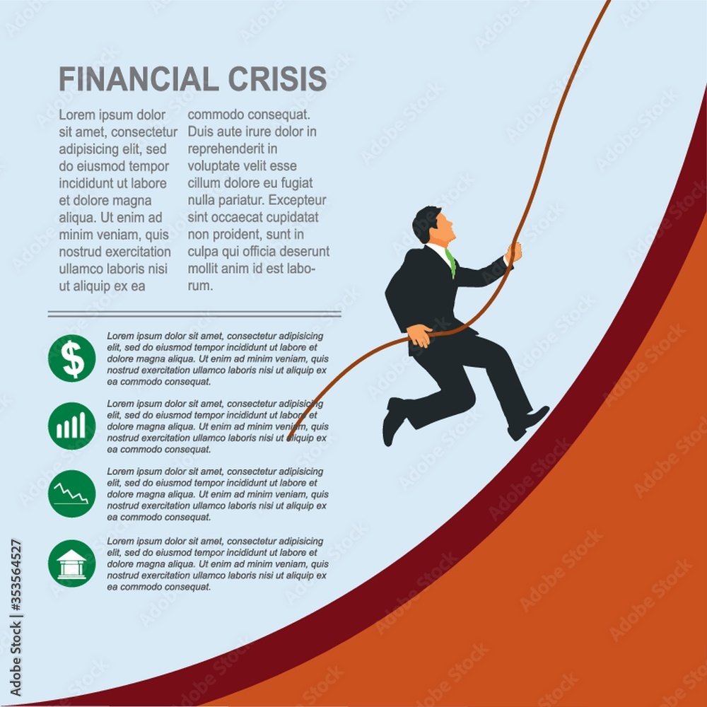 Financial infographic