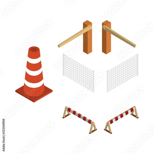 Isometric barricade equipment