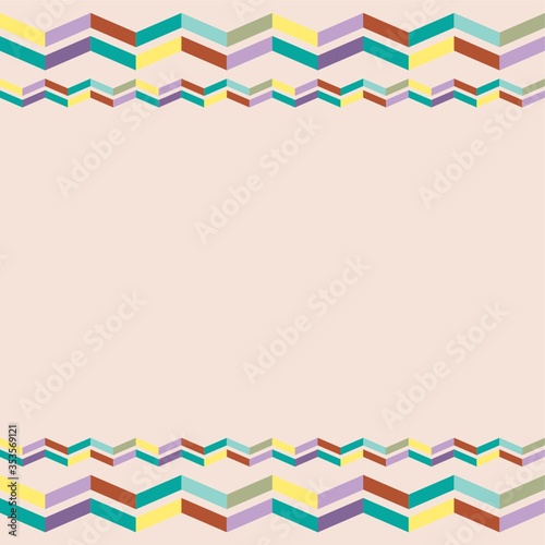 Abstract background with header and footer