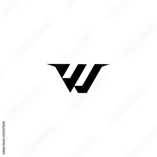 W Letter Logo Design Template