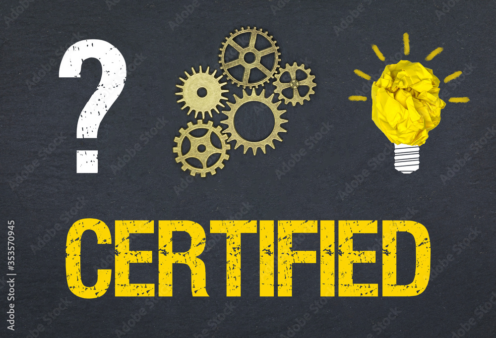Obraz premium Certified