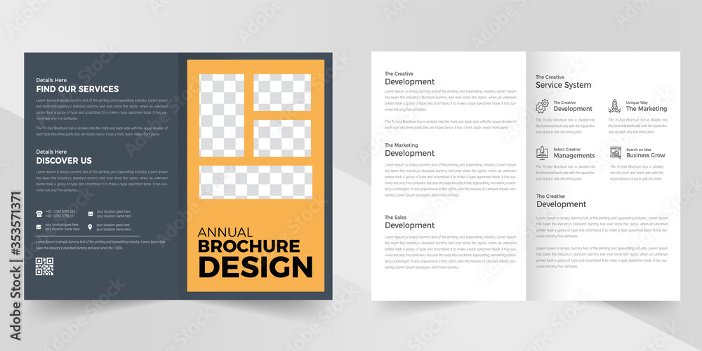 Print Brochure Design, Bifold Brochure Design
