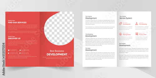 Red Brochure Design