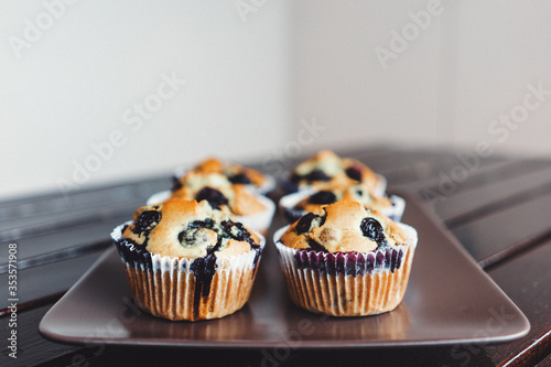 Blueberry muffin cupcakes
