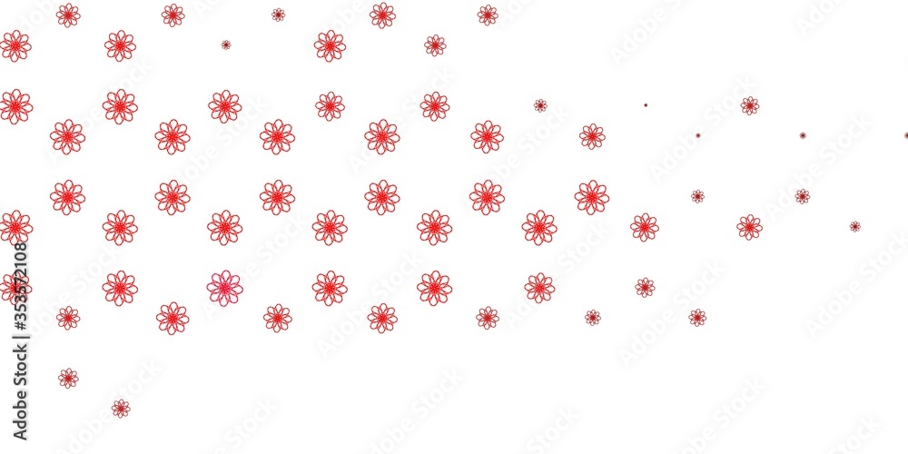 Light Pink, Red vector pattern with lines.