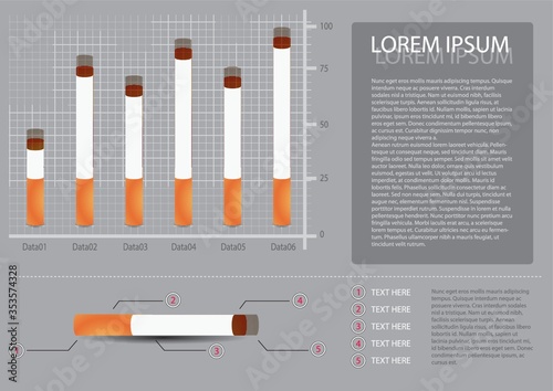 Cigarette infographic