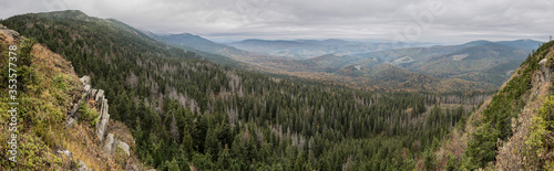 Babia Gora National Park in Beskid mountains Poland