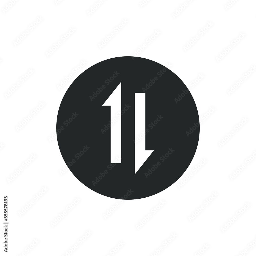 Simple icon of a internet vector illustration