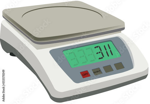 Kitchen electronics balance with led displey