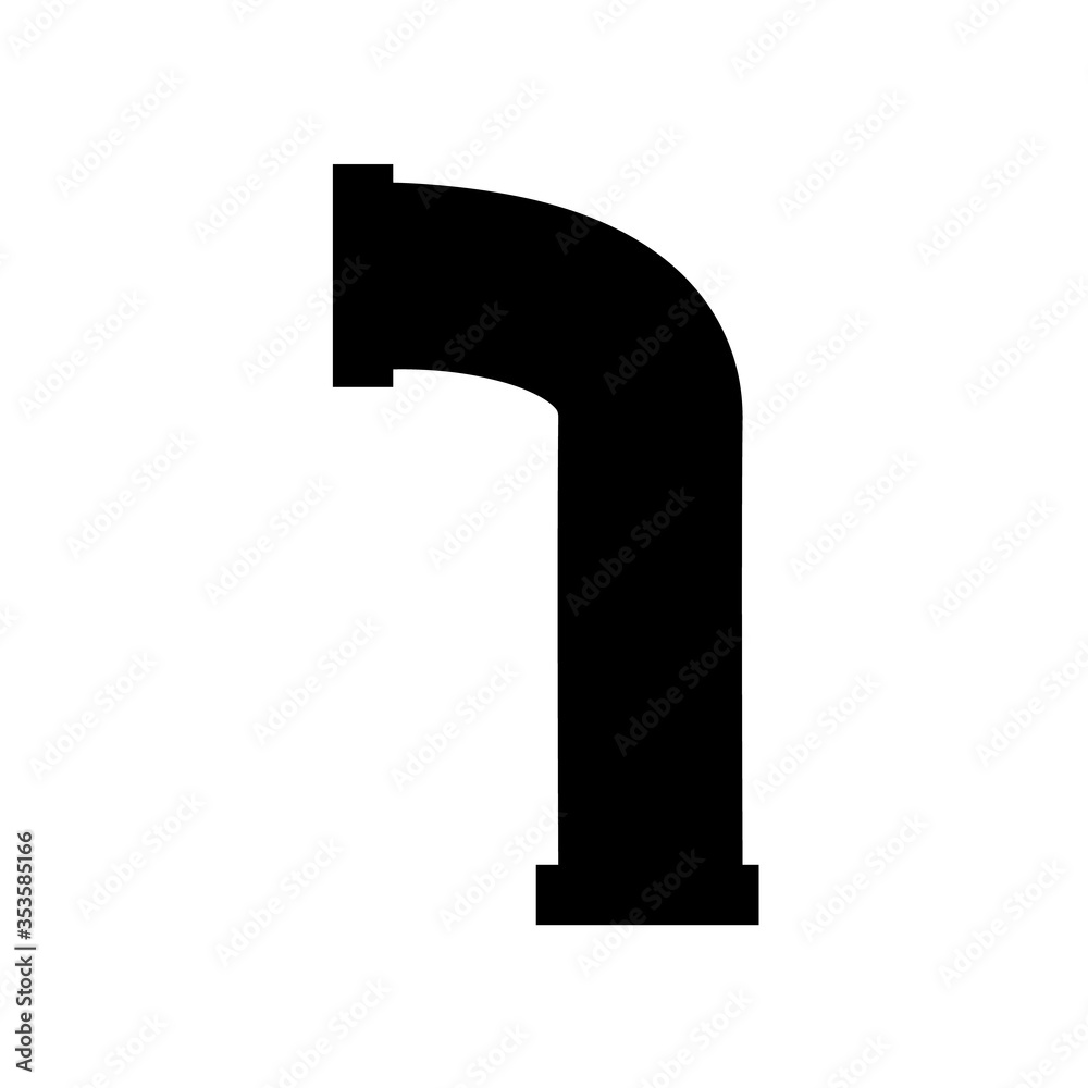 pipe icon on white background. flat style. pipes symbol. pipe icon on white background. flat style. pipes symbol.