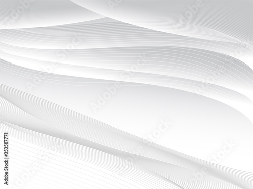 Abstract Grey Diagonal Curve Line Background.